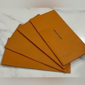 Louis Vuitton envelopes set of 4